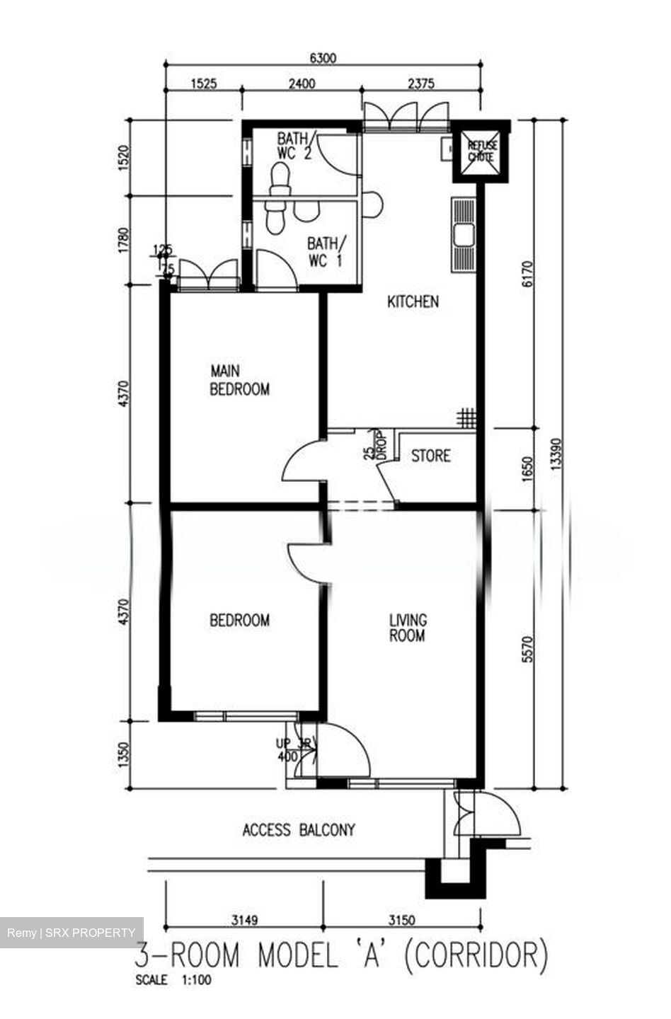 Blk 128 Pending Road (Bukit Panjang), HDB 3 Rooms #550267551